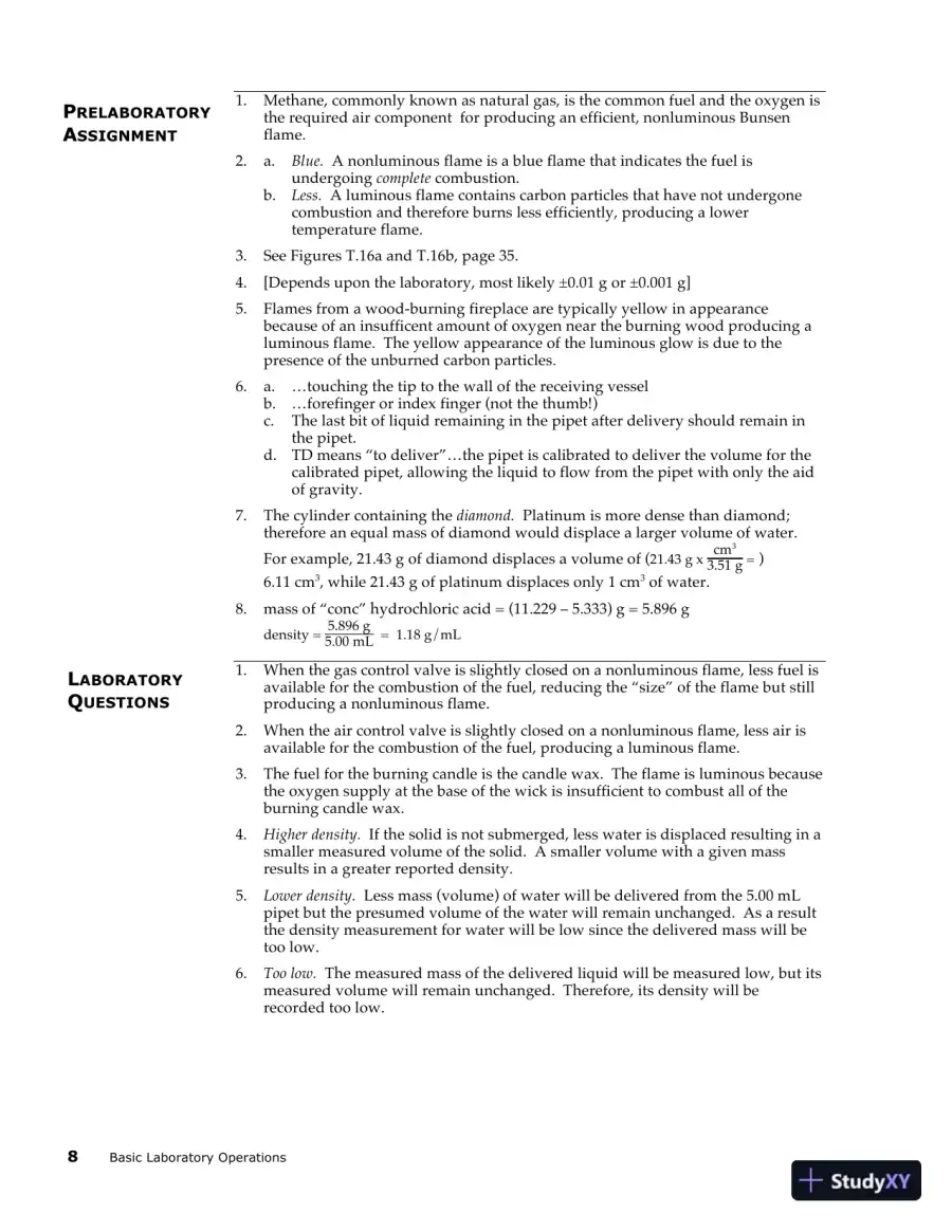 Lecture Notes for Laboratory Manual for Principles of General Chemistry , 10th Edition, page 13