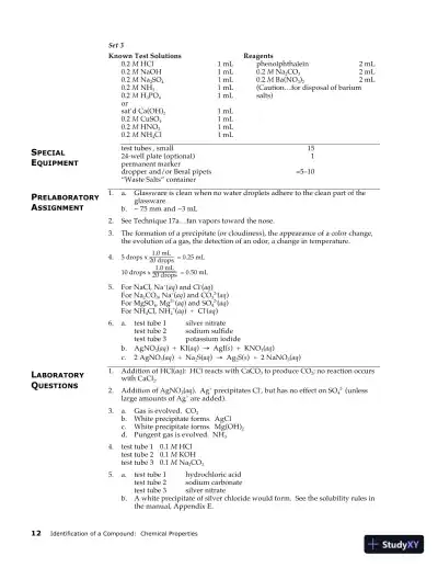 Lecture Notes for Laboratory Manual for Principles of General Chemistry , 10th Edition - Page 22 preview image