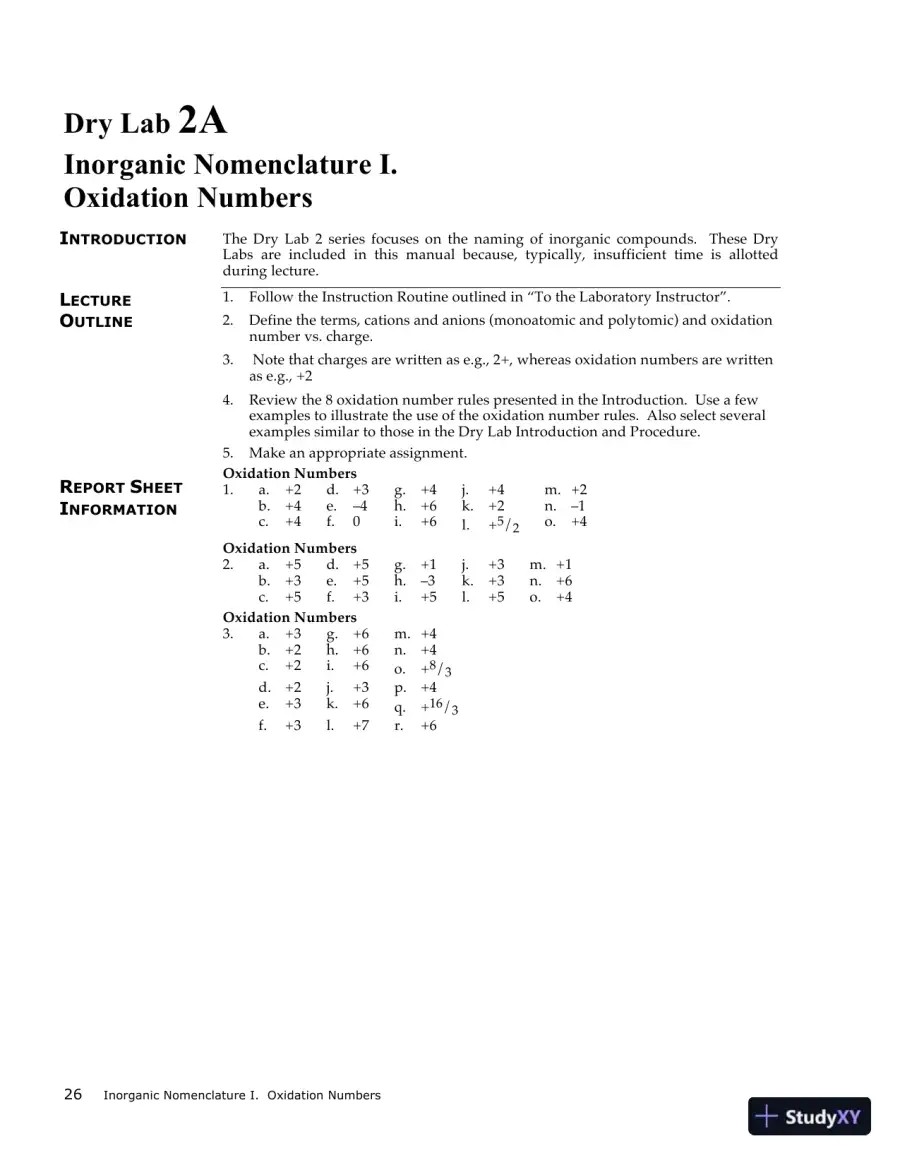Lecture Notes for Laboratory Manual for Principles of General Chemistry , 10th Edition, page 24