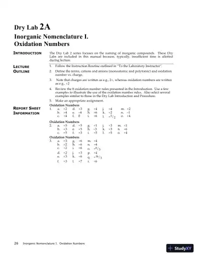 Lecture Notes for Laboratory Manual for Principles of General Chemistry , 10th Edition - Page 24 preview image