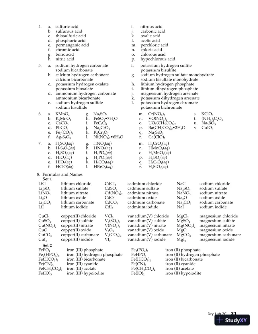 Lecture Notes for Laboratory Manual for Principles of General Chemistry , 10th Edition, page 29