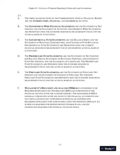 Solution Manual For Essentials of Accounting for Governmental and Not-for-Profit Organizations, 14th Edition - Page 10 preview image
