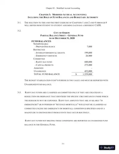 Solution Manual For Essentials of Accounting for Governmental and Not-for-Profit Organizations, 14th Edition - Page 18 preview image
