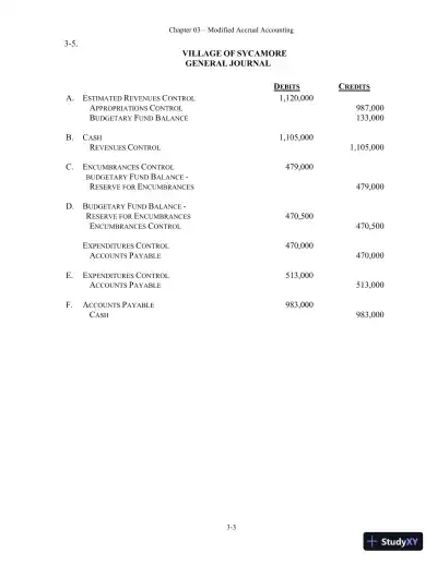 Solution Manual For Essentials of Accounting for Governmental and Not-for-Profit Organizations, 14th Edition - Page 20 preview image