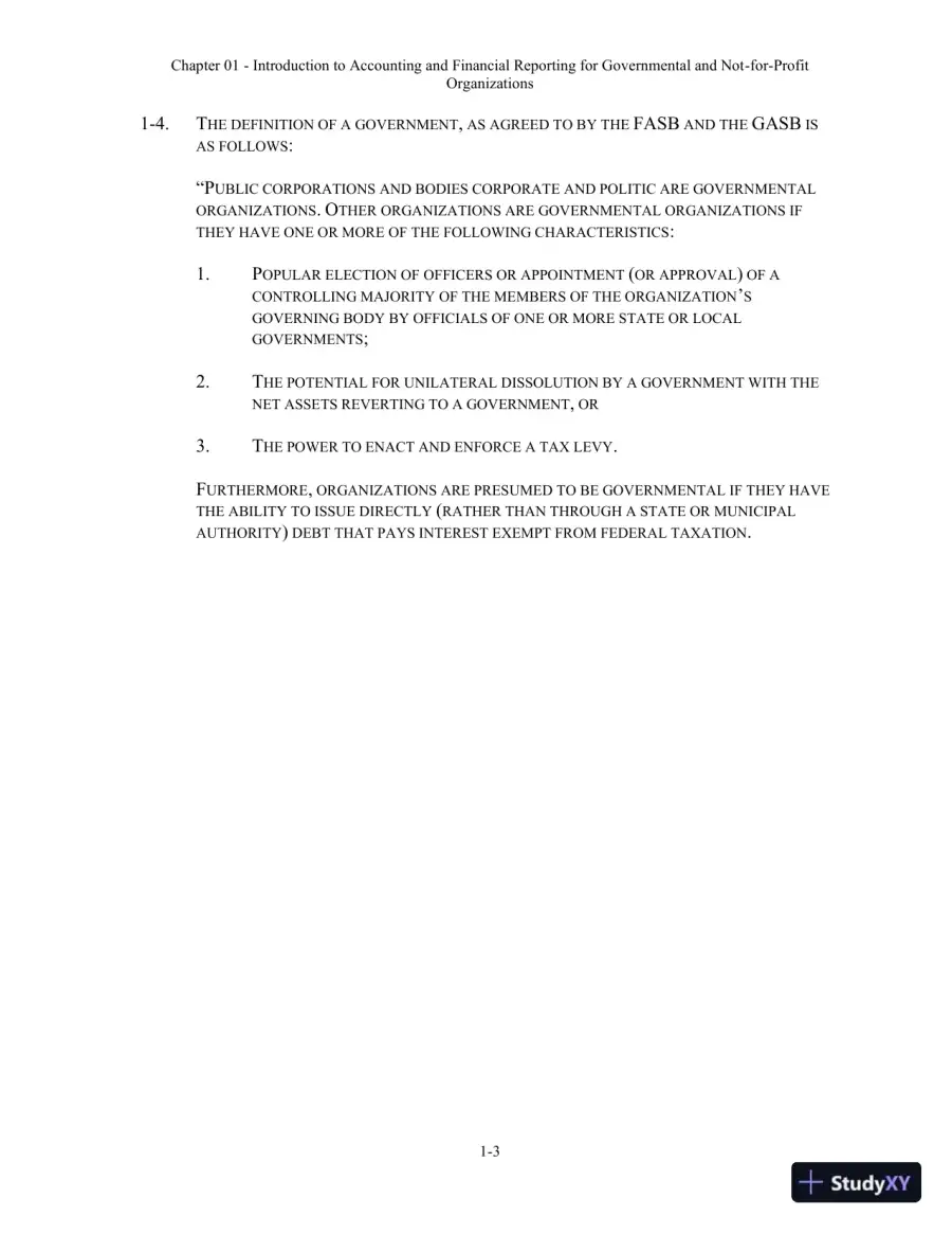 Solution Manual For Essentials of Accounting for Governmental and Not-for-Profit Organizations, 14th Edition, page 4
