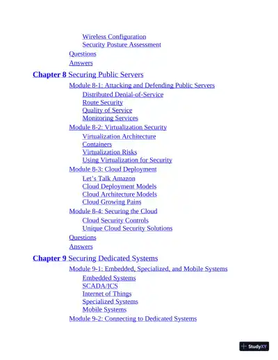 Mike Meyers' CompTIA Security+ SY0-601 Exam Certification Guide, 3rd Edition (2021) - Page 17 preview image