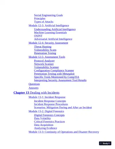 Mike Meyers' CompTIA Security+ SY0-601 Exam Certification Guide, 3rd Edition (2021) - Page 20 preview image
