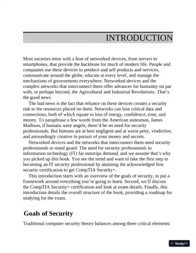 Mike Meyers' CompTIA Security+ SY0-601 Exam Certification Guide, 3rd Edition (2021) - Page 23 preview image
