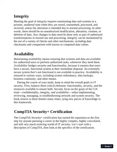 Mike Meyers' CompTIA Security+ SY0-601 Exam Certification Guide, 3rd Edition (2021) - Page 26 preview image