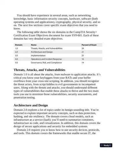 Mike Meyers' CompTIA Security+ SY0-601 Exam Certification Guide, 3rd Edition (2021) - Page 28 preview image