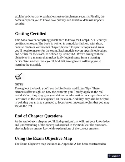 Mike Meyers' CompTIA Security+ SY0-601 Exam Certification Guide, 3rd Edition (2021) - Page 30 preview image