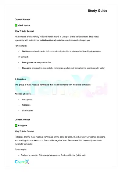 Chemistry - Elements - Page 5 preview image