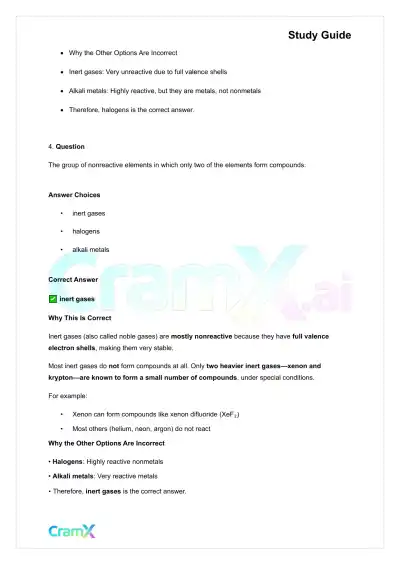 Chemistry - Elements - Page 6 preview image