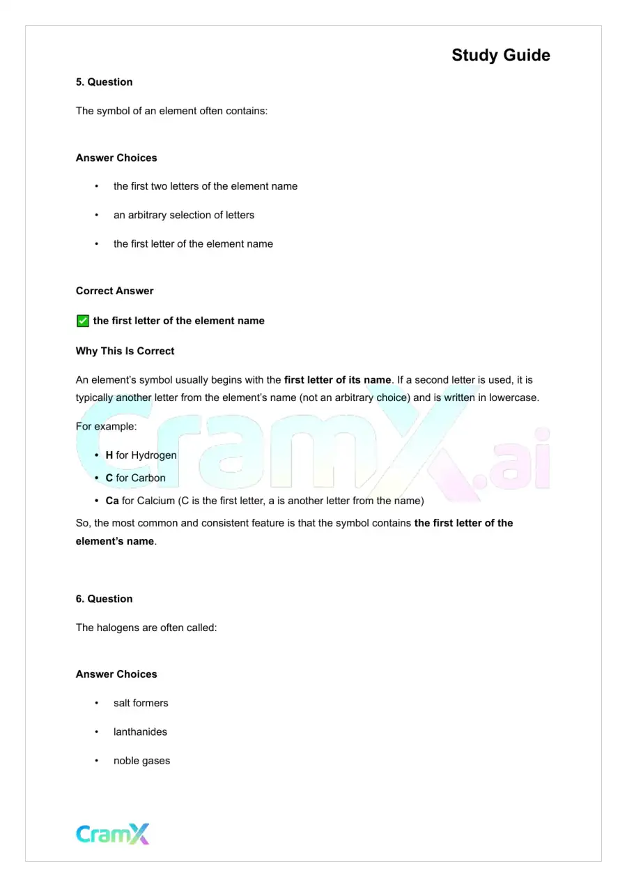 Chemistry - Elements, page 7