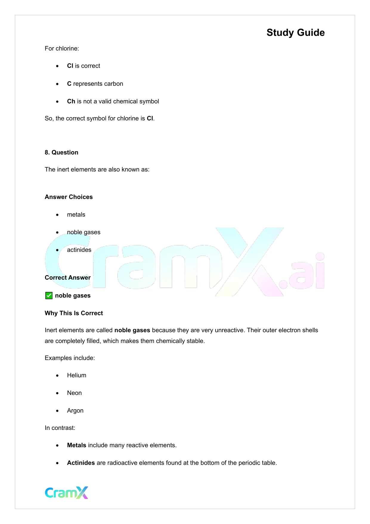 Chemistry - Elements - Page 9 preview image