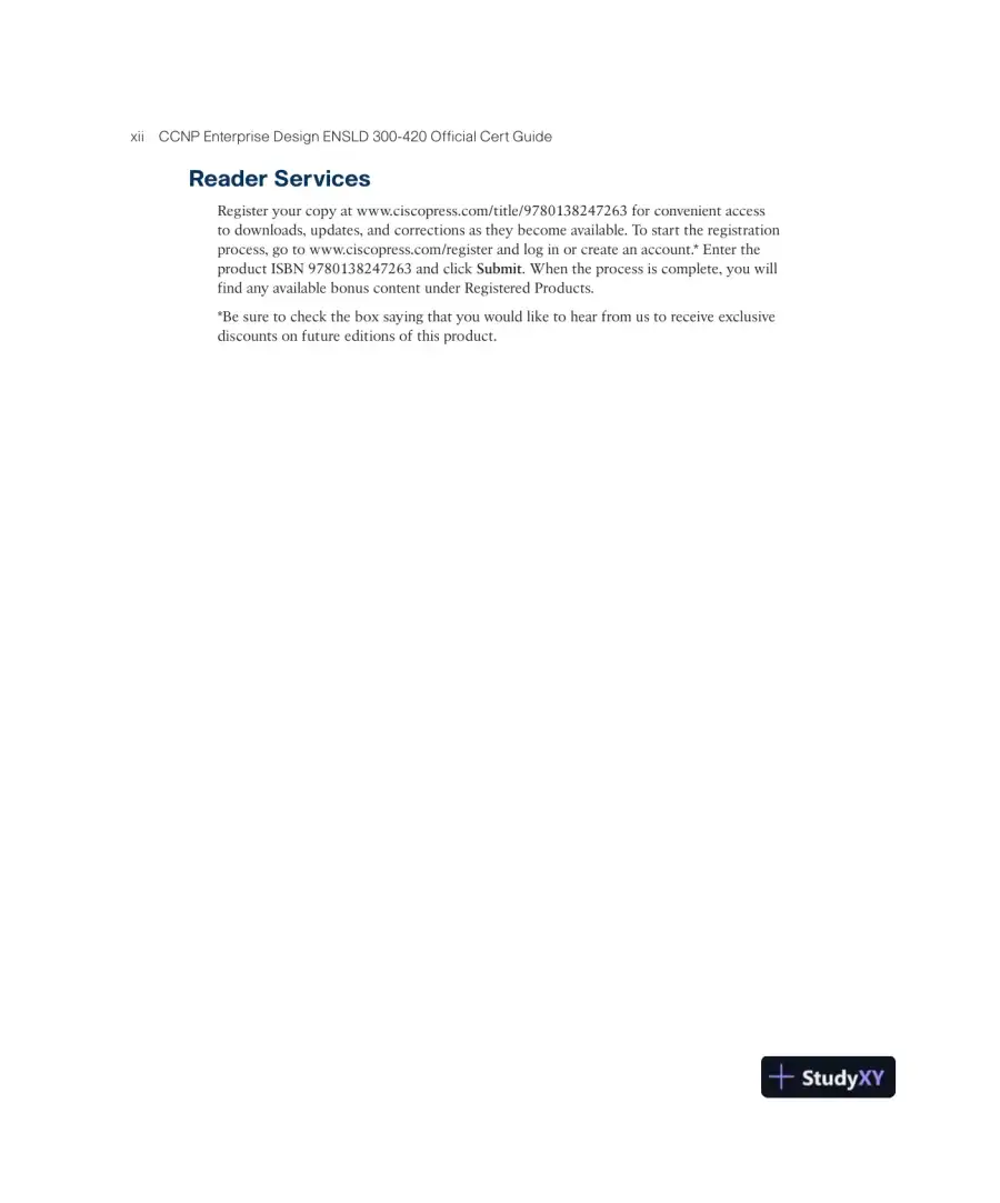 CCNP Enterprise Design ENSLD 300-420 Official Cert Guide (2024), page 14