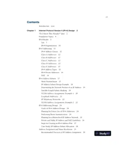 CCNP Enterprise Design ENSLD 300-420 Official Cert Guide (2024) - Page 15 preview image