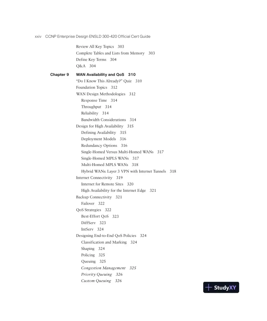 CCNP Enterprise Design ENSLD 300-420 Official Cert Guide (2024), page 26