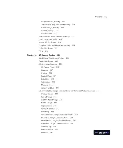 CCNP Enterprise Design ENSLD 300-420 Official Cert Guide (2024) - Page 27 preview image
