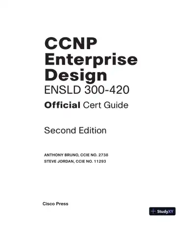 CCNP Enterprise Design ENSLD 300-420 Official Cert Guide (2024) - Page 5 preview image