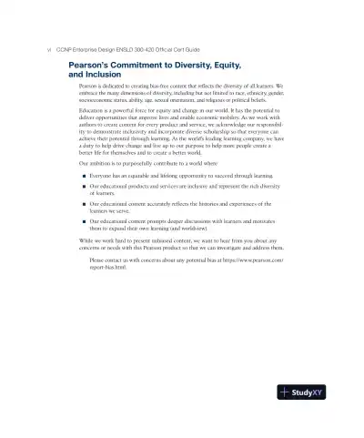 CCNP Enterprise Design ENSLD 300-420 Official Cert Guide (2024) - Page 8 preview image