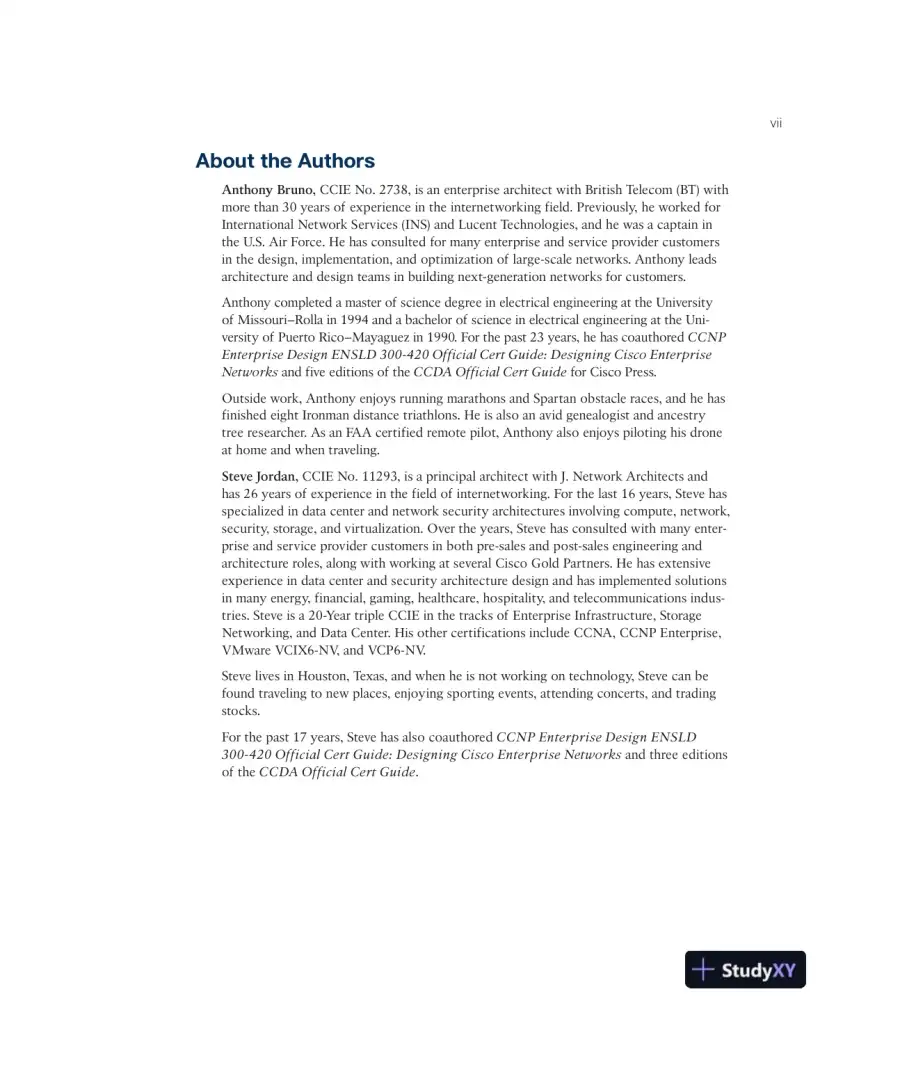 CCNP Enterprise Design ENSLD 300-420 Official Cert Guide (2024), page 9