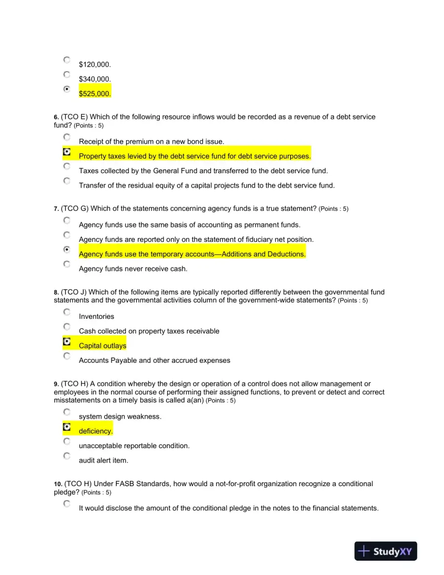 Government and Nonprofit Accounting: Financial Reporting and Transactions Analysis, page 3
