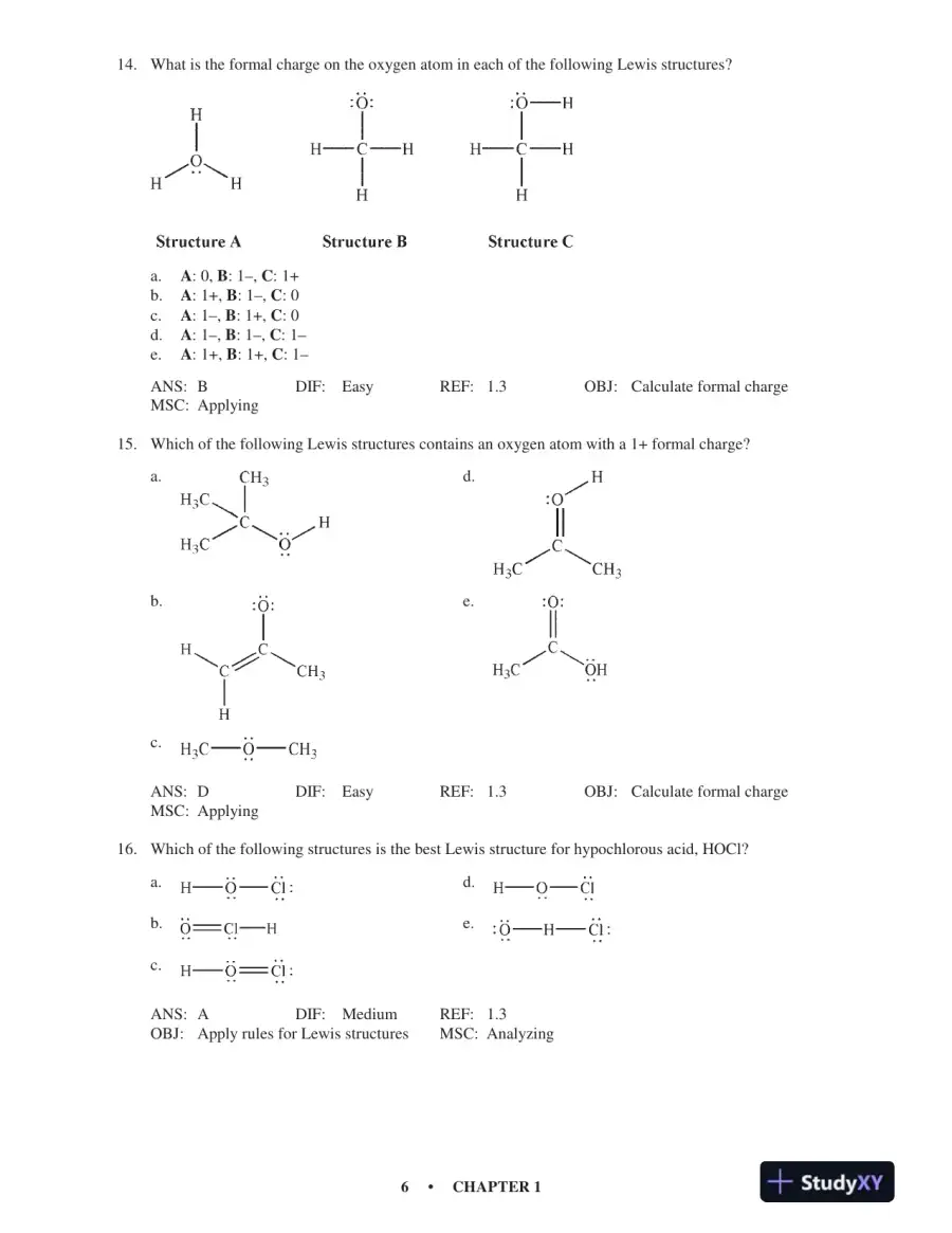 Test Bank For Organic Chemistry, 5th Edition, page 12