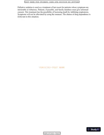 Test Bank for Primary Care: A Collaborative Practice, 6th Edition (Chapters 1-228) - Page 20 preview image