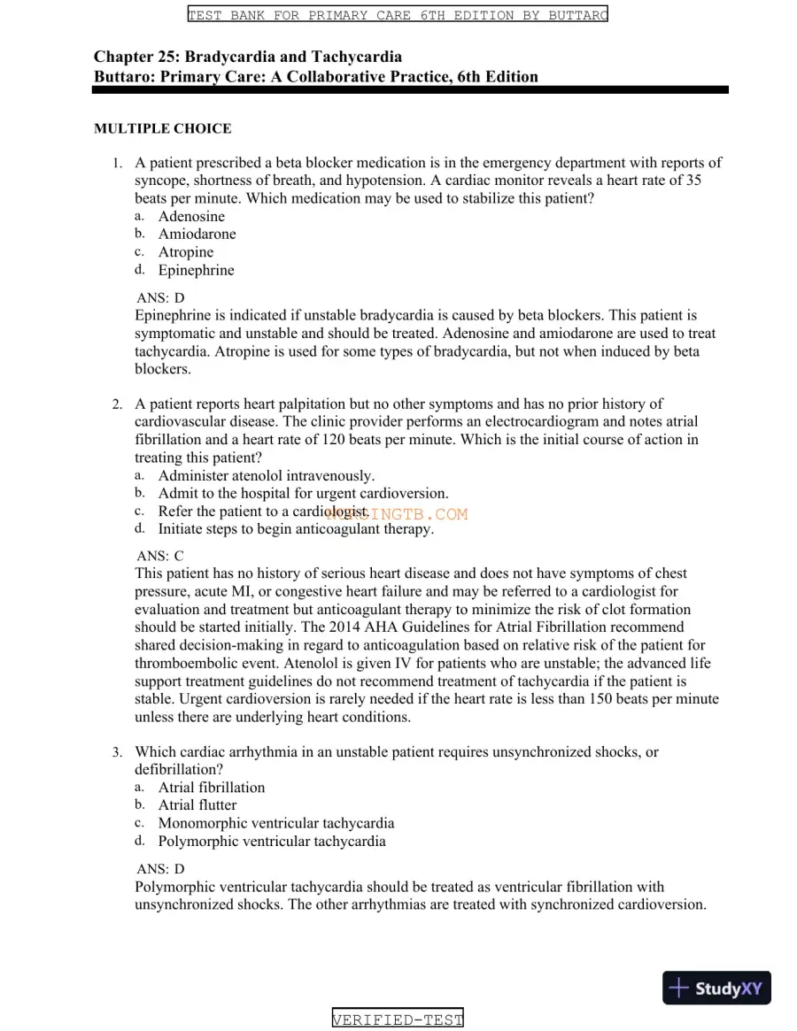 Test Bank for Primary Care: A Collaborative Practice, 6th Edition (Chapters 1-228), page 31