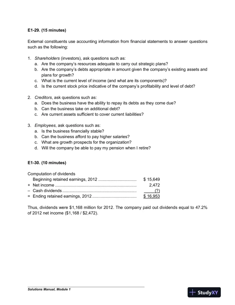 Financial And Managerial Accounting For MBAs, 4th Edition Solution Manual, page 10