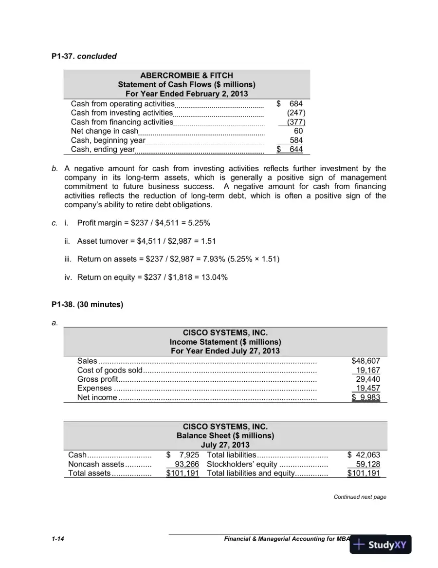 Financial And Managerial Accounting For MBAs, 4th Edition Solution Manual, page 15