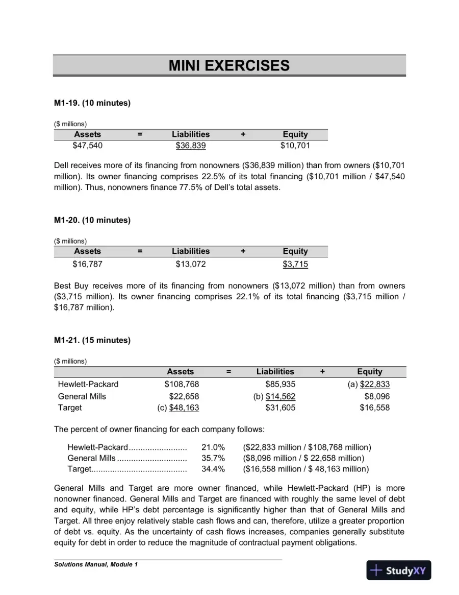 Financial And Managerial Accounting For MBAs, 4th Edition Solution Manual, page 6