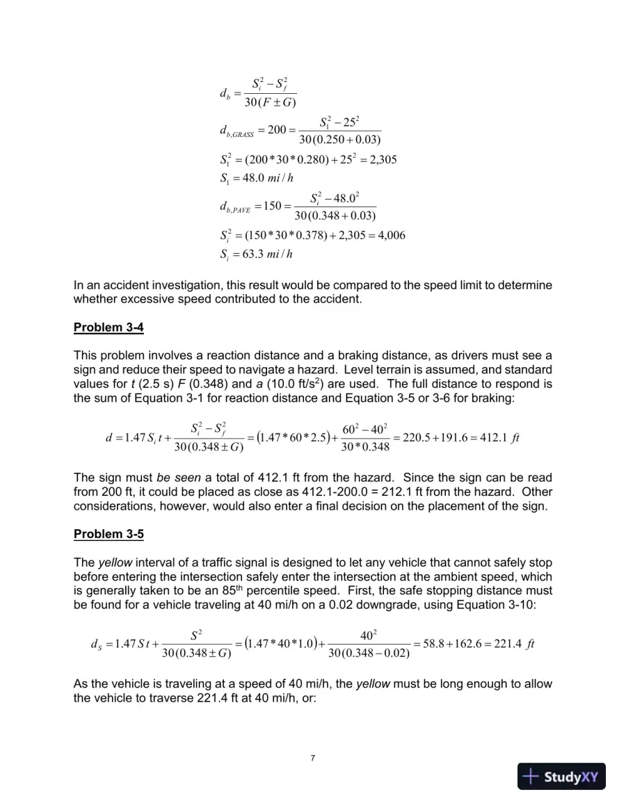Solution Manual for Traffic Engineering, 5th Edition, page 11