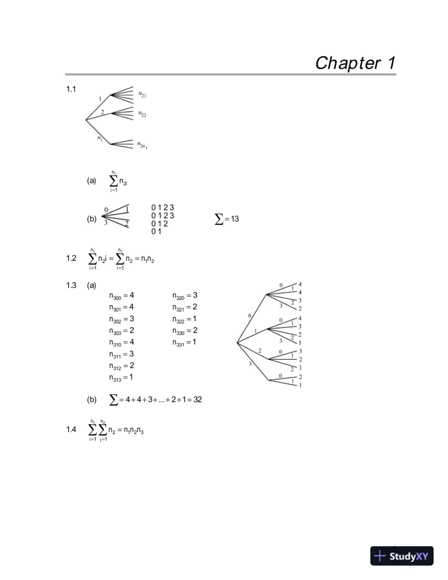 Solution Manual for Mathematical Statistics with Applications, 8th Edition, page 4