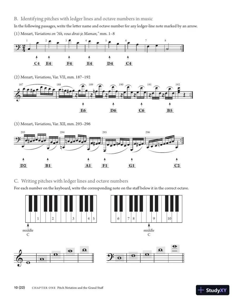 Solution Manual For The Musician's Guide to Fundamentals, 3rd Edition, page 13