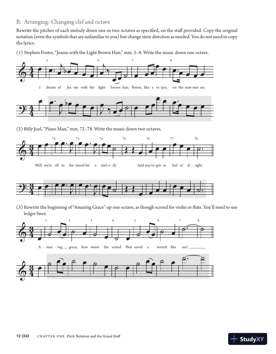 Solution Manual For The Musician's Guide to Fundamentals, 3rd Edition, page 15