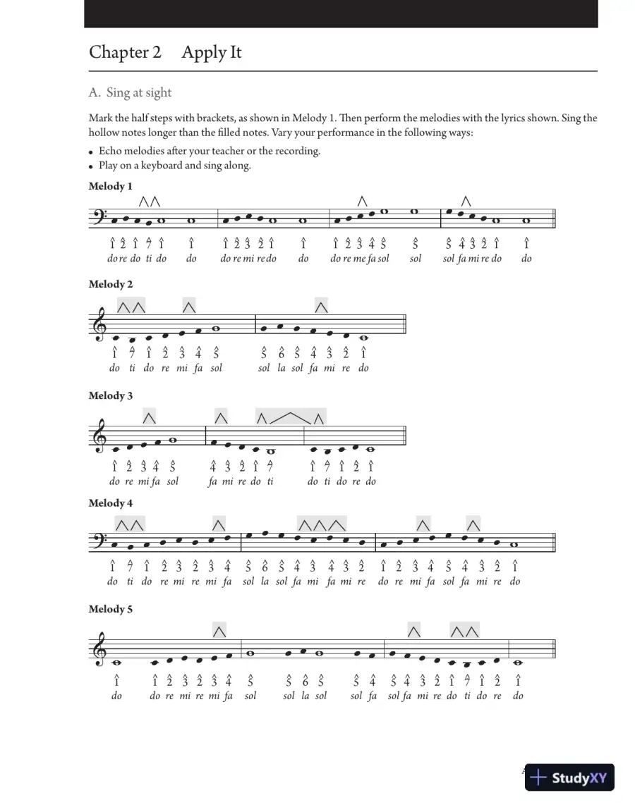 Solution Manual For The Musician's Guide to Fundamentals, 3rd Edition, page 16