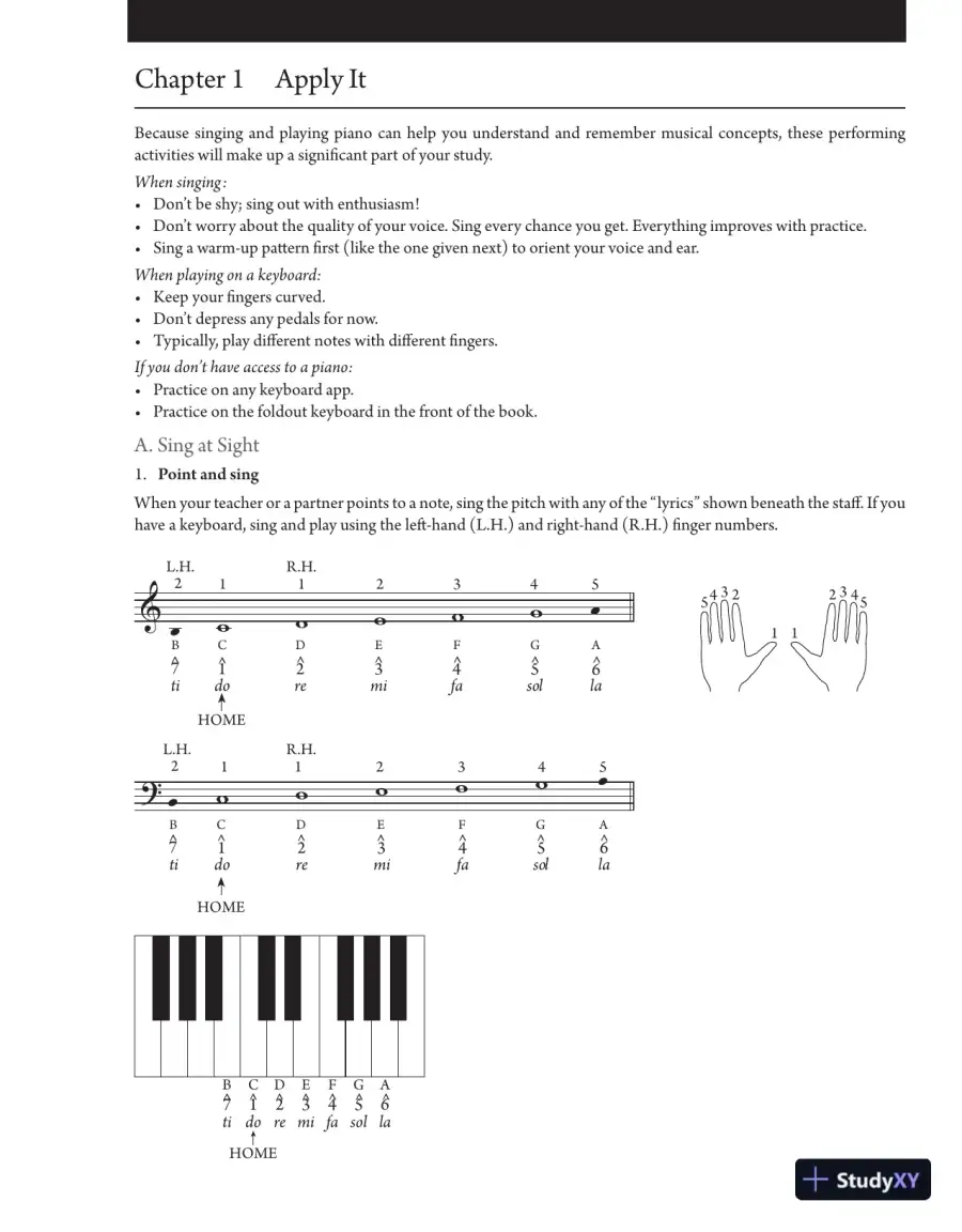 Solution Manual For The Musician's Guide to Fundamentals, 3rd Edition, page 4