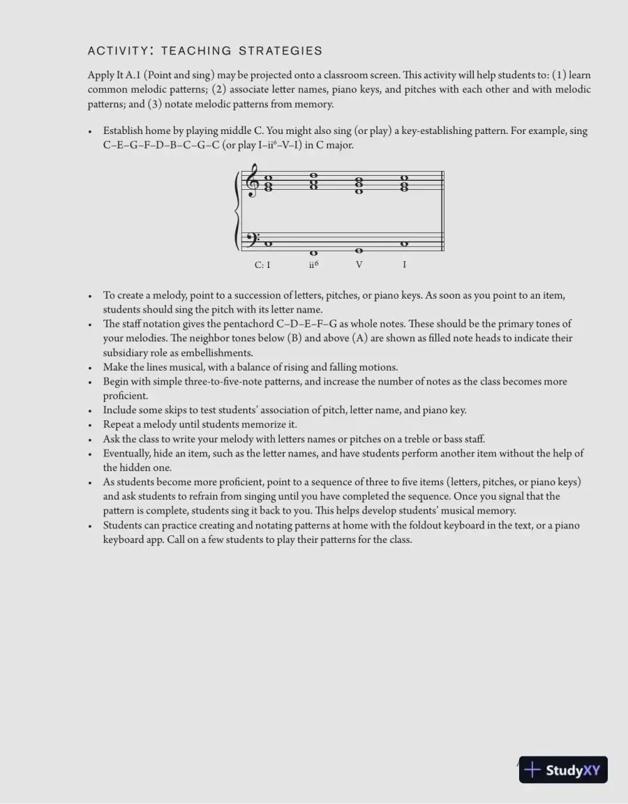 Solution Manual For The Musician's Guide to Fundamentals, 3rd Edition, page 6