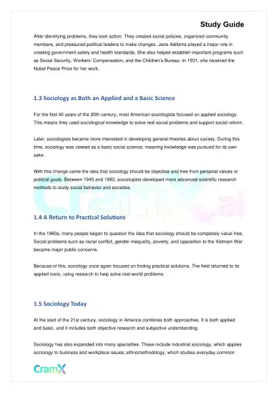 Sociology - The Sociological Perspective - Page 2 preview image