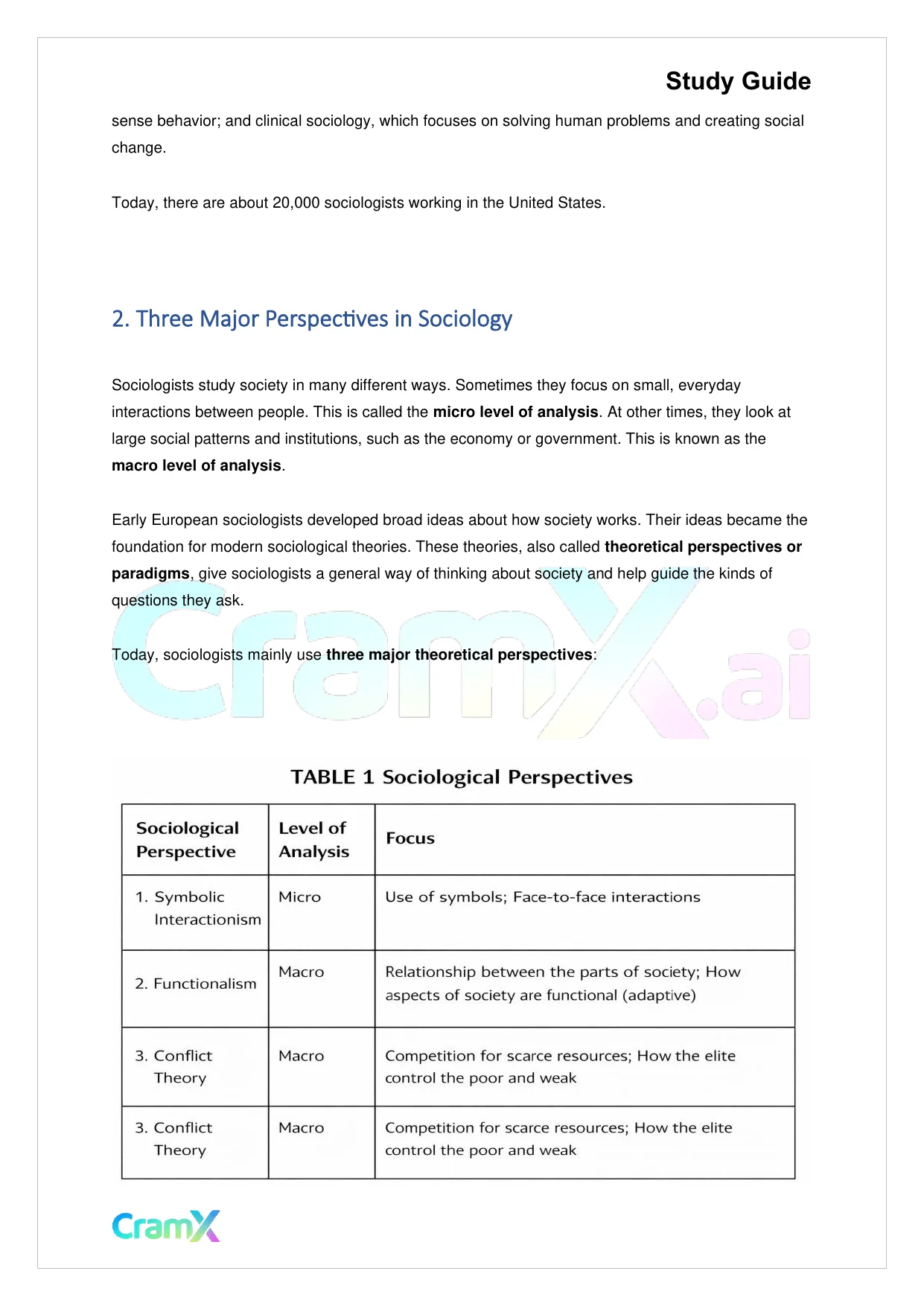 Sociology - The Sociological Perspective - Page 3 preview image