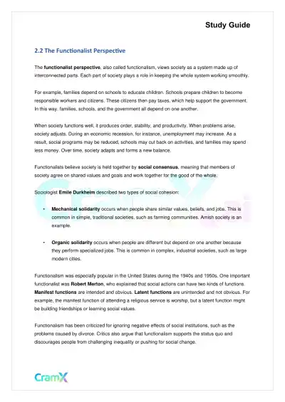 Sociology - The Sociological Perspective - Page 5 preview image