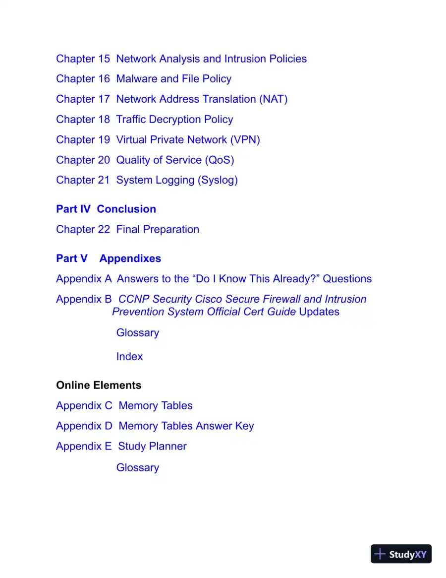 CCNP Security Cisco Secure Firewall and Intrusion Prevention System (2022), page 17