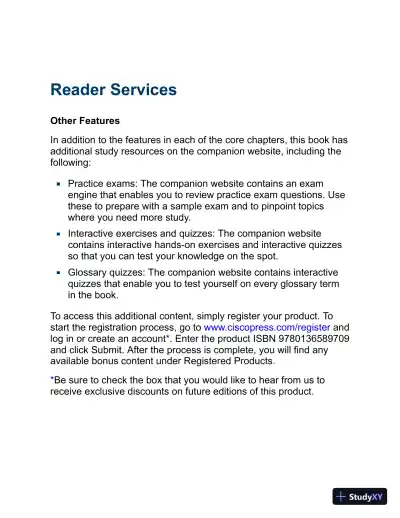 CCNP Security Cisco Secure Firewall and Intrusion Prevention System (2022) - Page 18 preview image