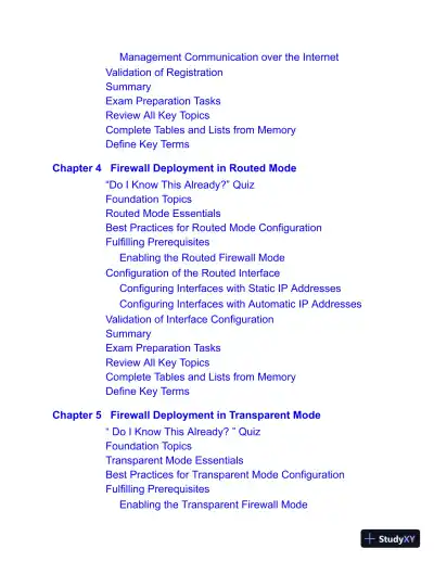CCNP Security Cisco Secure Firewall and Intrusion Prevention System (2022) - Page 21 preview image