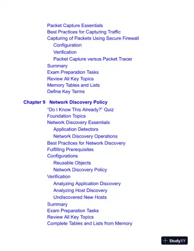 CCNP Security Cisco Secure Firewall and Intrusion Prevention System (2022) - Page 24 preview image