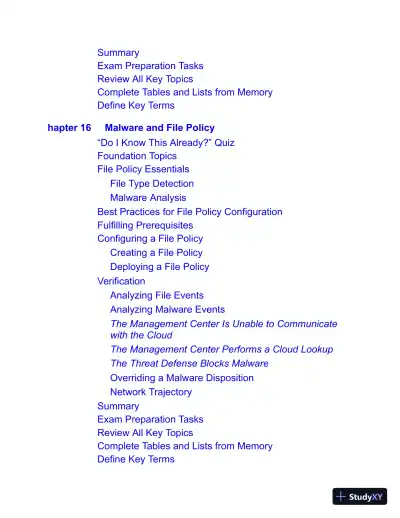 CCNP Security Cisco Secure Firewall and Intrusion Prevention System (2022) - Page 29 preview image