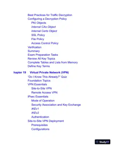 CCNP Security Cisco Secure Firewall and Intrusion Prevention System (2022) - Page 31 preview image
