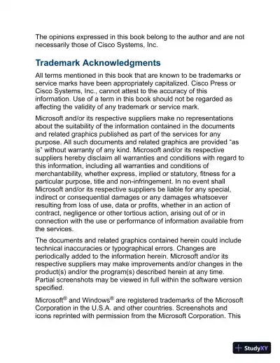 CCNP Security Cisco Secure Firewall and Intrusion Prevention System (2022) - Page 5 preview image